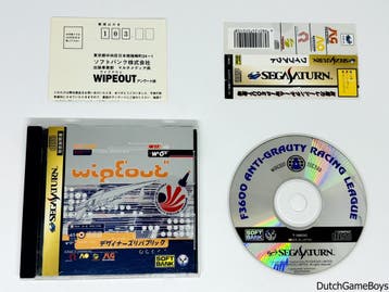 Sega Saturn - Wipeout + Spine & Reg. Card - Japan, Verzenden
