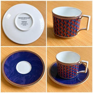 Wedgwood - Service à café pour 4 personnes (8) - Byzance -
