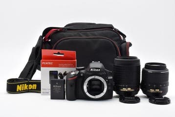 Nikon D3200 + AF-S NIKKOR 3.5-5.6/18-55mm G VR +, Nieuw