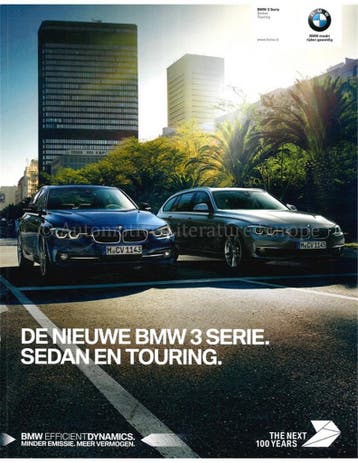 2016 BMW 3 SERIE BROCHURE NEDERLANDS, Nieuw
