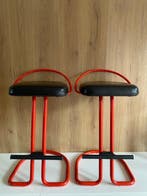 Tabouret - Métal, cours dart - Deux tabourets vintage de