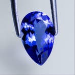 Bleu Tanzanite - 2.58 ct - International Gemological, Nieuw