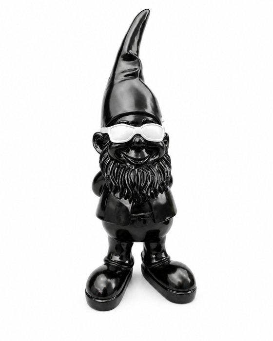 Beeld, funny gnome with sunglasses - 41 cm - polyresin, Antiquités & Art, Art | Objets design