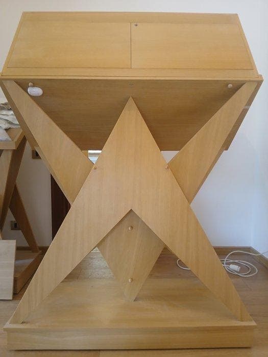 Vitrinekast - Hout, Antiquités & Art, Curiosités & Brocante