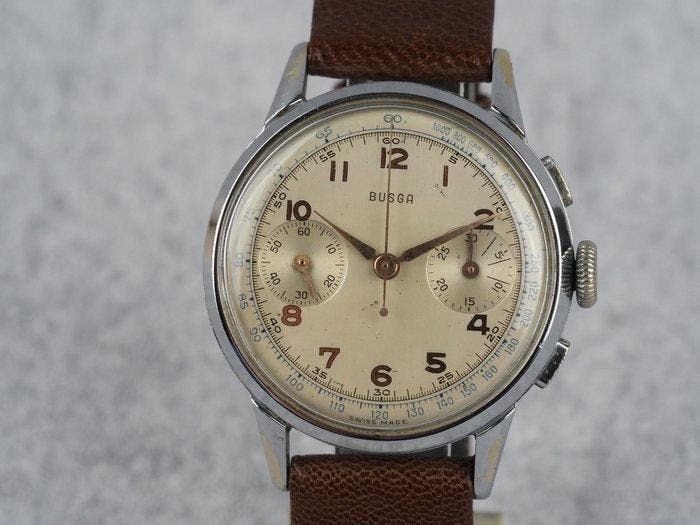 Busga - Chronograph - Zonder minimumprijs - Heren -, Handtassen en Accessoires, Horloges | Heren