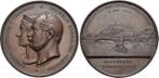 Bronze-medaille 1864 Brandenburg-Preussen Pruisen Wilhelm..., Verzenden