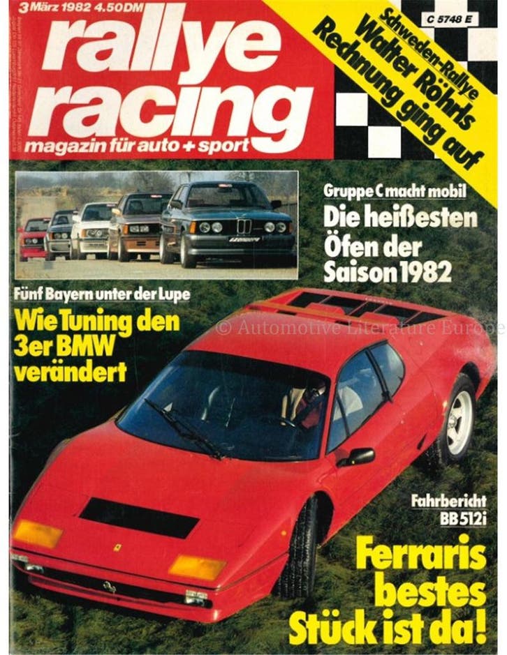 1982 RALLYE RACING MAGAZINE 03 DUITS, Boeken, Auto's | Folders en Tijdschriften