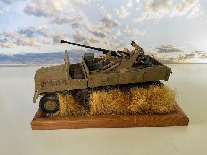 Tamiya - Speelgoed 2 keer diorama Duitse leger Voertuigen, Kinderen en Baby's, Speelgoed | Overig