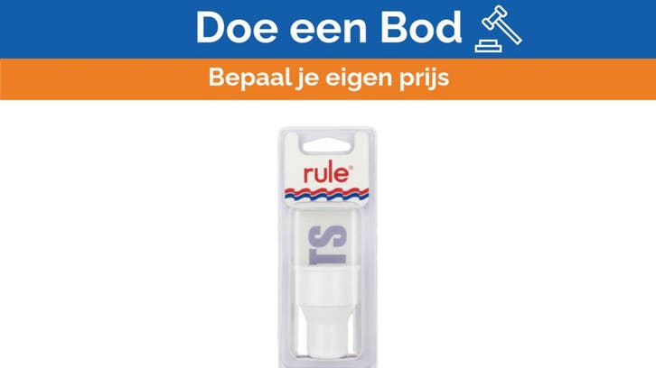 Bieden: Rule Marine Straight Plumbing Adapter 1-1/2inch to, Watersport en Boten, Bootonderdelen, Ophalen of Verzenden