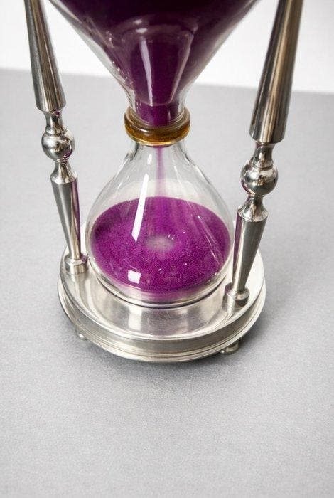 Zandloper - Christofle - Verzilverd - 1950-1960, Antiek en Kunst, Curiosa en Brocante