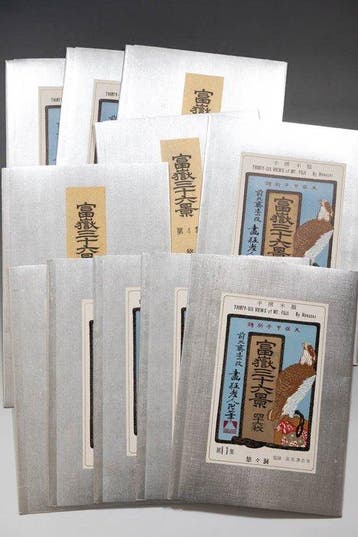 Woodblock print set from Thirty-Six Views of Mount Fuji (22