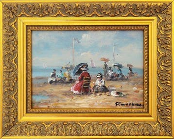 Camille Rousseau (1949) - Dimanche en Normandie, Denneville,