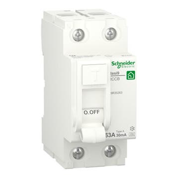 Resi9 63A 30mA Type A RCCB Disjoncteur Différentiel -, Doe-het-zelf en Bouw, Verzenden, Nieuw
