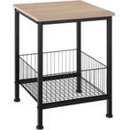 tectake Bijzettafel Grimsby 40x40x55,5cm - Industrieel licht, Huis en Inrichting, Tafels | Bijzettafels, Verzenden, Nieuw