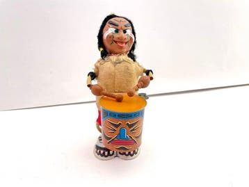 Marx - Personnage jouet en étain - Funny Indians - Japon
