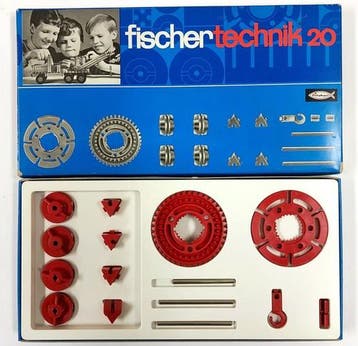Vintage Fischertechnik 30920 set met 20 onderdelen,, Verzenden, Nieuw