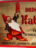 Herman Jansen - gnome - Herman Jansen - Enseigne en émail -, Antiek en Kunst