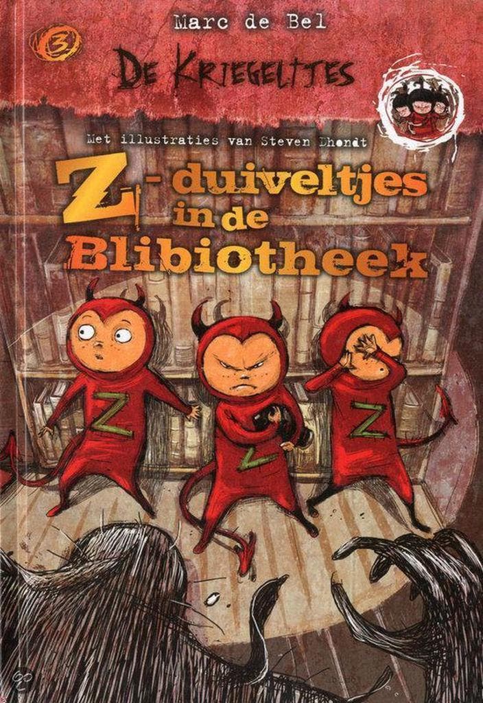 Z-duiveltjes in de bibliotheek / De Kriegeltjes / 3, Boeken, Kinderboeken | Jeugd | onder 10 jaar, Gelezen, Verzenden