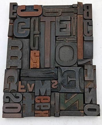 Blocs dimpression - Composition de caractères
