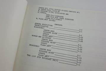 US Army - US ARMY Leica Reparaturhandbuch sehr selten K 15, Audio, Tv en Foto, Fotocamera's Analoog, Nieuw
