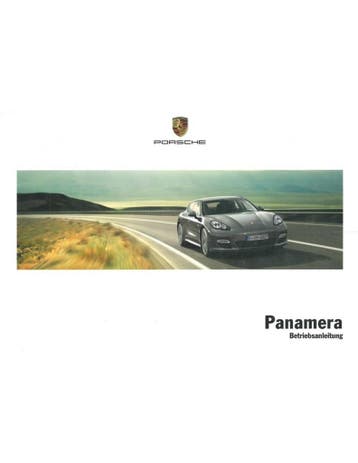2013 PORSCHE PANAMERA INSTRUCTIEBOEKJE NEDERLANDS, Auto diversen, Handleidingen en Instructieboekjes