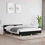 Zwart Bedframe 140x200 | Retour Deal | -35%, Huis en Inrichting, Slaapkamer | Bedden, Verzenden, Zwart, Overige maten, 200 cm