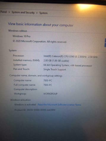 Digipos TOCCARE TCA-15 WIN7 AIO 15 Touch POS PC 2GB / 160GB, Ophalen, Gebruikt, HDD, Minder dan 4 GB