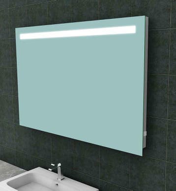 Tigris spiegel met led verlichting + stopcontact  1200x800, Huis en Inrichting, Ophalen of Verzenden, Nieuw