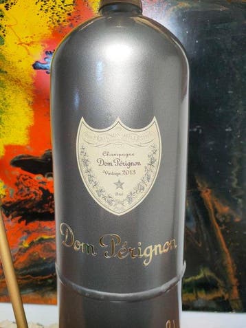 fp pop art - Dom Pérignon Extincteur Gris anthracite full, Antiek en Kunst