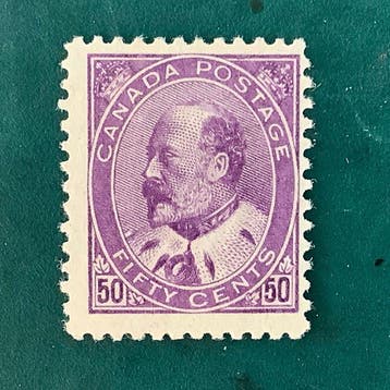 Canada 1903 - 50 cent King Eduard - MH - SG 187