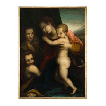 Copia anticda Andrea del Sarto (XVII) - Madonna col Bambino,