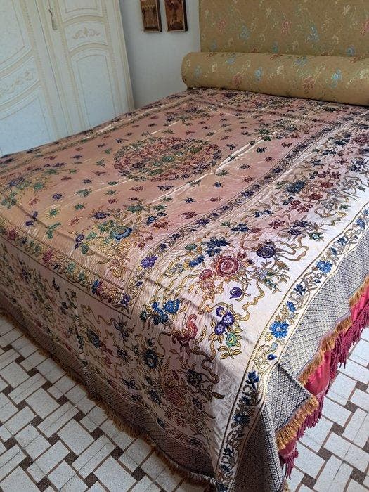 Wandtapijt - 250 cm - 205 cm, Antiek en Kunst, Antiek | Tapijten, Tafelkleden en Textiel