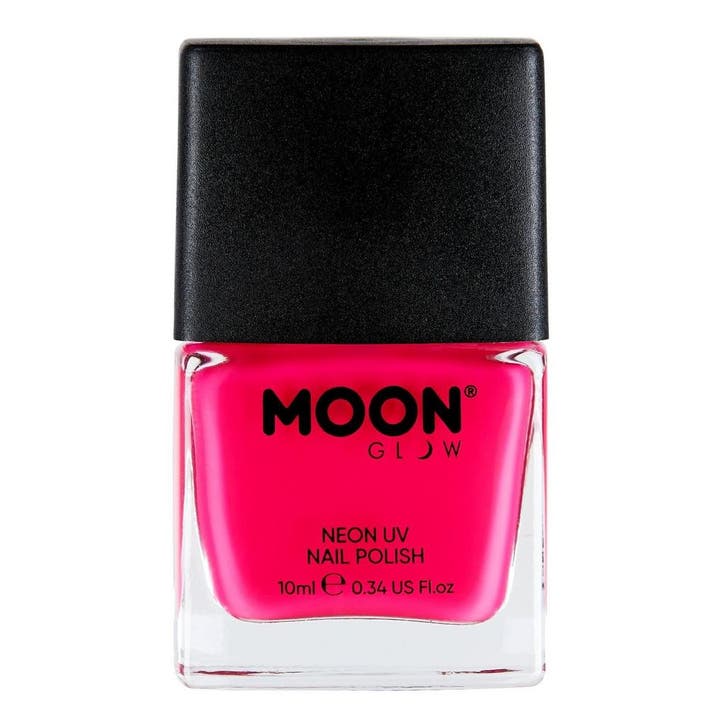 Moon Glow Intense Neon UV Nail Polish Intense Pink 14ml, Hobby en Vrije tijd, Feestartikelen, Nieuw, Verzenden