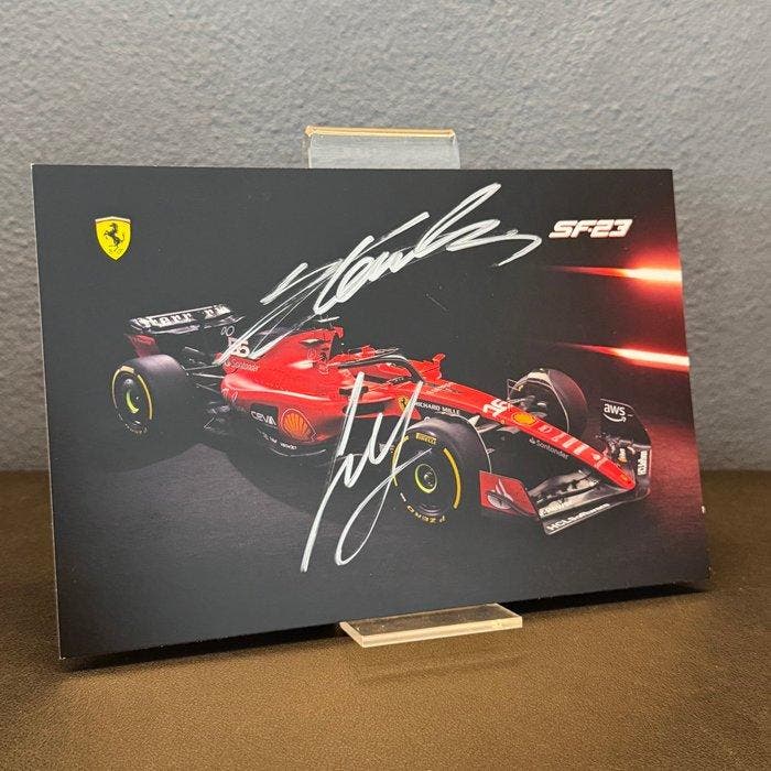 Ferrari - Formula 1 - Charles Leclerc - Carlos Sainz - 2023, Verzamelen, Automerken, Motoren en Formule 1