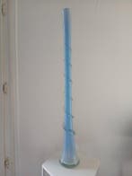 Vaas - Hoogte: 80 cm - Glas - Zeer grote blauwe soliflore, Antiquités & Art