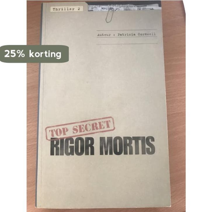 Rigor mortis 9789078432098 Patricia Cornwell, Boeken, Thrillers, Gelezen, Verzenden