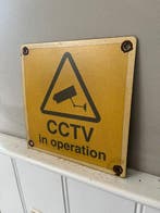 CCTV Emaille waarschuwingsbord – CCTV in operation –