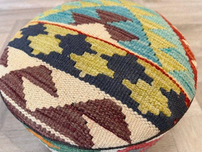 Poef Kelim - ( unused ) - handmade - Kelim - 36 cm - 36 cm, Maison & Meubles, Ameublement | Tapis & Moquettes