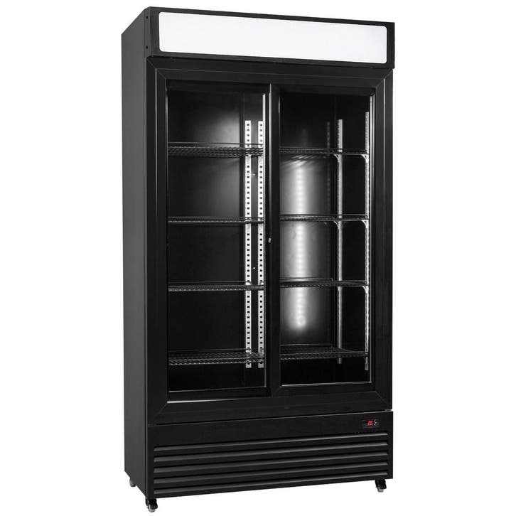 Koelkast | 780L | Zwart | +2°C/+10°C | Geforceerd |, Zakelijke goederen, Horeca | Keukenapparatuur, Nieuw in verpakking, Verzenden