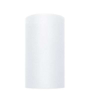 Witte Tule Rol 8cm 20m, Hobby en Vrije tijd, Verzenden, Nieuw