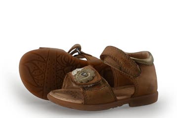 Geox Sandalen Meisjes in maat 21 Cognac, Verzenden, Jongen of Meisje, Schoenen, Zo goed als nieuw