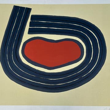 Raoul Ubac (1910-1985) - Le Mois du coeur - Lithographie