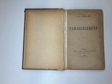 Paul Verlaine - Parallèlement [édition originale] - 1889