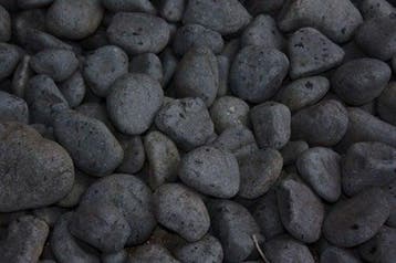 Beach Pebbles zwart 3-6cm 2KG aquarium decoratie stenen, Verzenden, Nieuw, Plant(en), Steen of Hout
