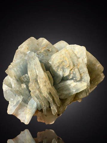 Splendide fleur de barite bleue Collection de cristaux -