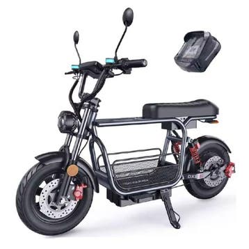 DX5-2 Elektrische Scooter met Mandje - 15,6 Ah - Zwart, Verzenden
