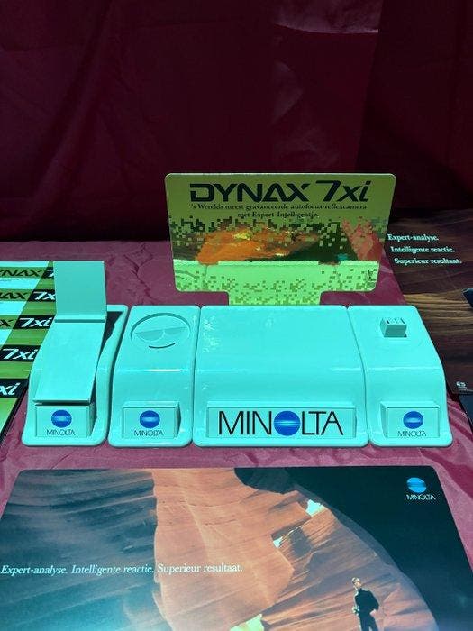 Minolta Dynax 7xi originele winkel display + complete POS, TV, Hi-fi & Vidéo, Appareils photo analogiques