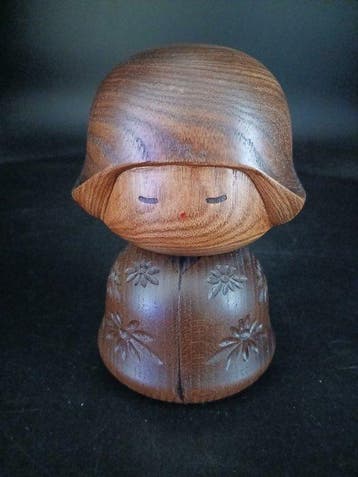 Beeldje - Exclusieve Creatieve Vintage Kokeshi-pop -