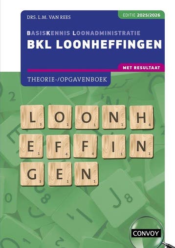 2025/2026 / BKL Loonheffingen / Theorie-/opgavenboek, Verzenden, Zo goed als nieuw, L.M. van Rees