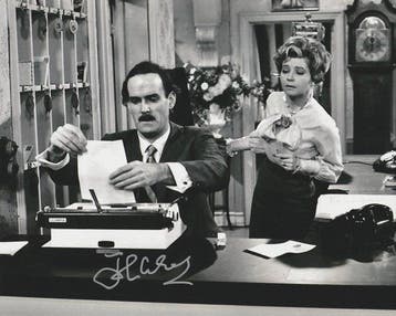 Fawlty Towers - Signed by John Cleese (Basil Fawlty)